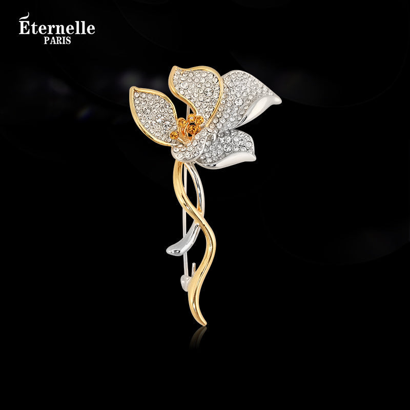 Broche en Fleur Dorée - Éternelle Paris