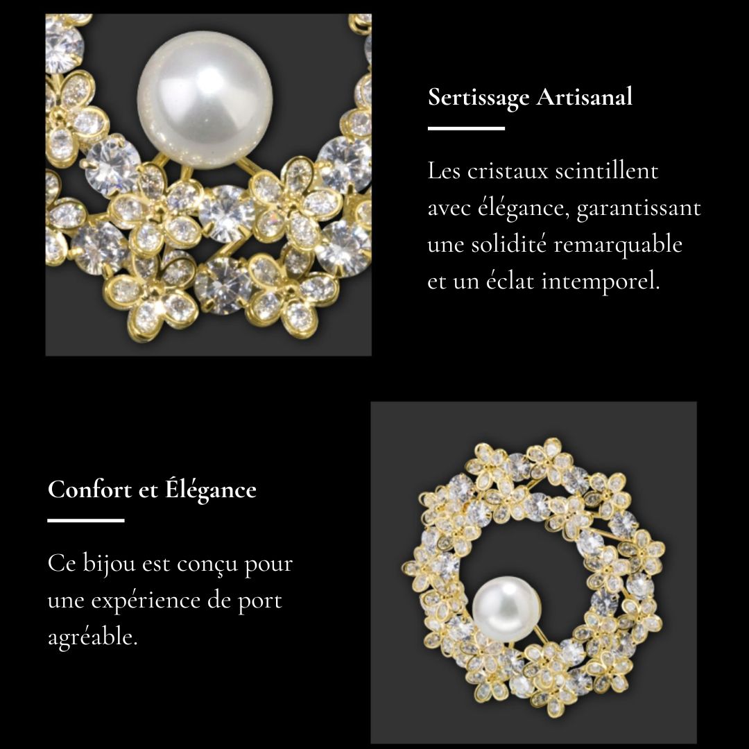 Broche Florale - Éternelle Paris