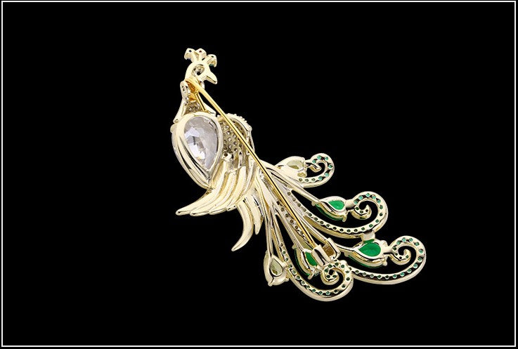 Broche Paon - Éternelle Paris
