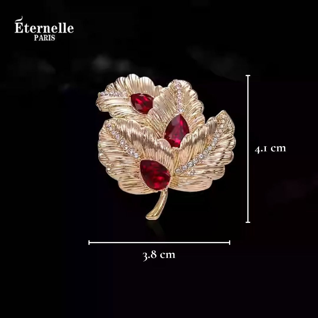 Broche Feuille - Éternelle Paris
