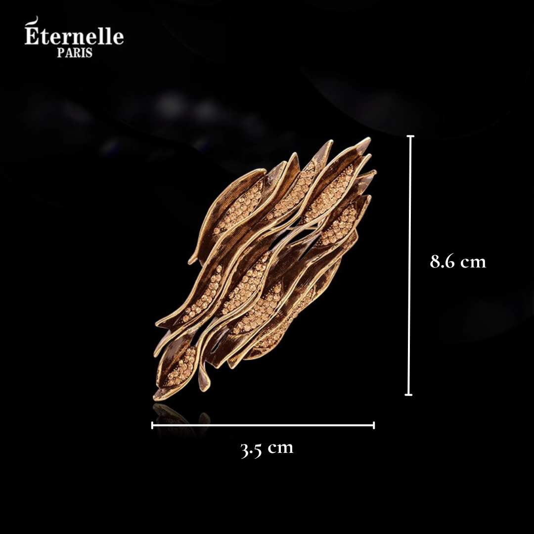 Broche Vague Vintage - Éternelle Paris