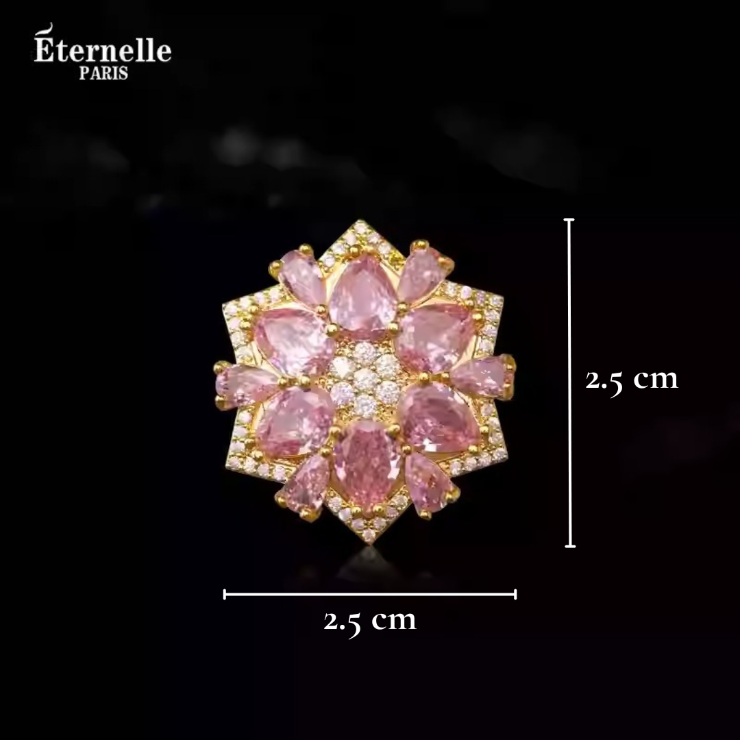 Broche Fleur en Or - Éternelle Paris