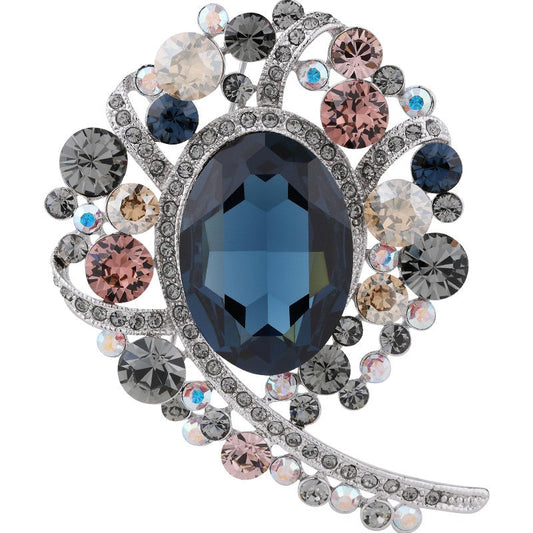 Broche Vintage Avec Cristal Autrichien - Éternelle Paris